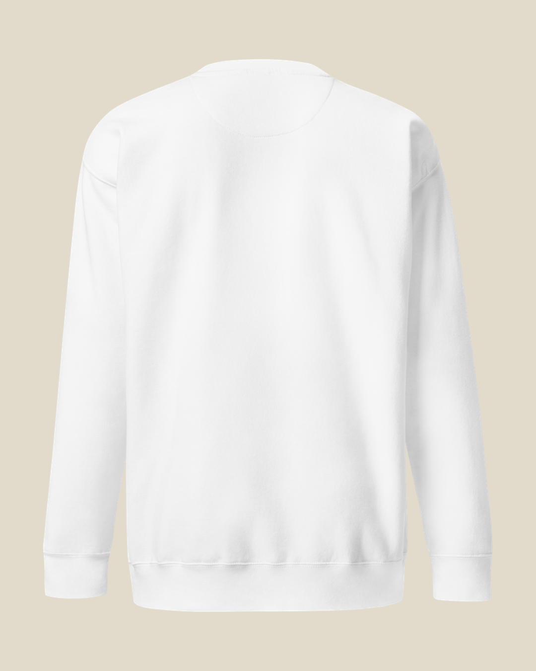 Sweatshirt Béjaïa The Pearl blanc qalbi vue de dos