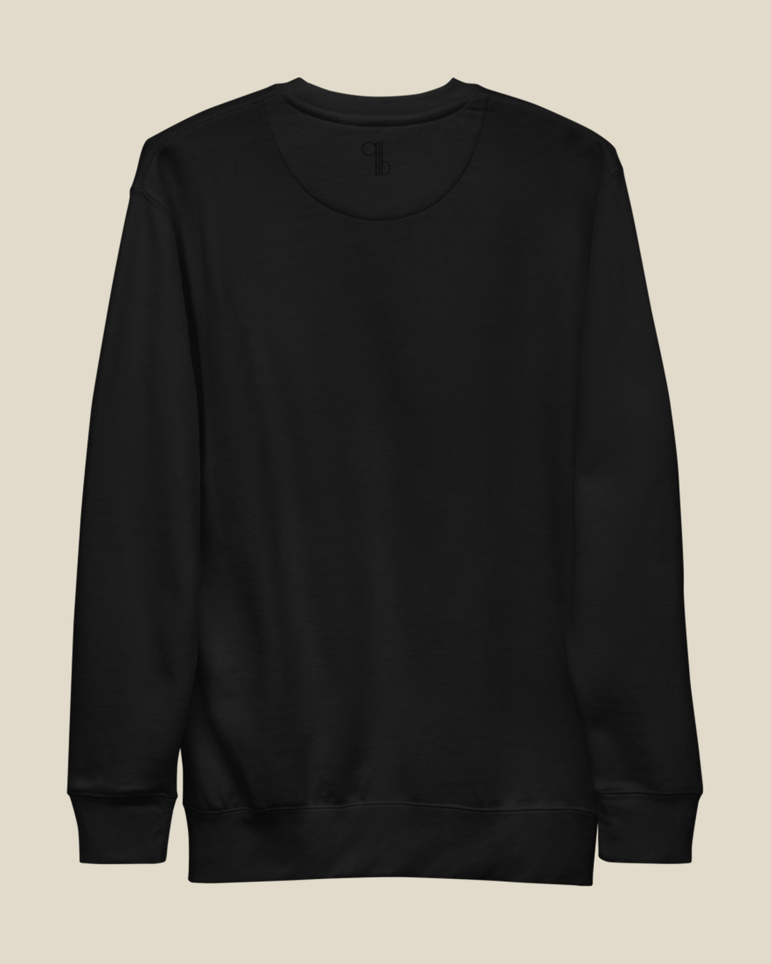 Sweatshirt Constantine Majestic noir qalbi vue de dos