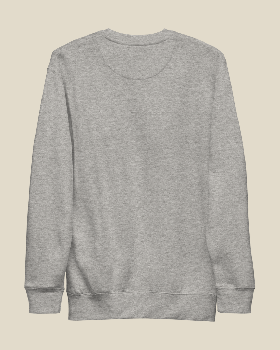 Sweatshirt Dzaïr Fennec gris qalbi vue de dos