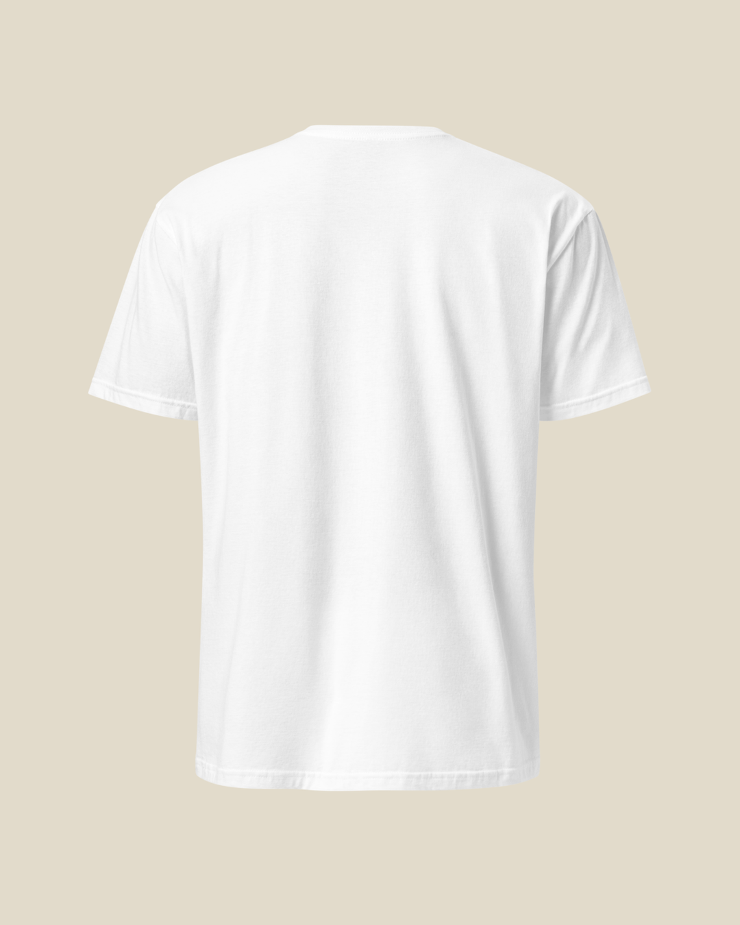 T-shirt Sétif qalbi vue de dos – coton blanc