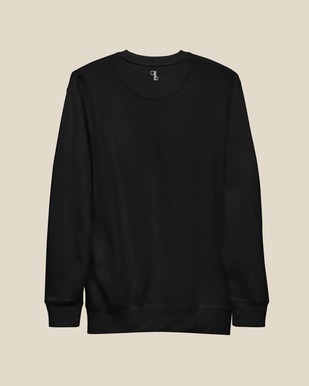 Sweatshirt Baklava 8 bits noir qalbi vue de dos